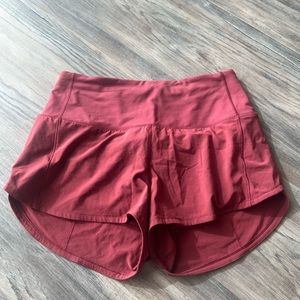 Lululemon speed up shorts high rise